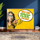 Pop Art Print Bathroom Sign Wall Art Canvas Print — Funny by MyGreatCanvas | Canvas Wall Art Prints | Photo Prints & Wall Decor