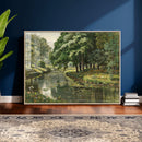 Forest Stream Canvas Wall Art, Peder Monsted A Forest Stream by MyGreatCanvas | Canvas Wall Art Prints | Photo Prints & Wall Decor