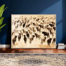 Texas Longhorn Sepia Canvas Wall Art, Western Cattle by MyGreatCanvas | Canvas Wall Art Prints | Photo Prints & Wall Decor