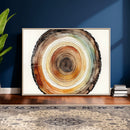 Natural Wood Slice Wall Art Canvas Print, Tree Ring Wall by MyGreatCanvas | Canvas Wall Art Prints | Photo Prints & Wall Decor
