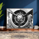 Vintage Propeller Plane Wall Art Canvas Print, Black and by MyGreatCanvas | Canvas Wall Art Prints | Photo Prints & Wall Decor