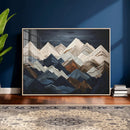 Mountain Wall Art – Modern Abstract Landscape Canvas Print by MyGreatCanvas | Canvas Wall Art Prints | Photo Prints & Wall Decor