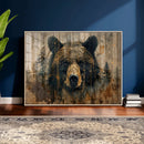 Abstract 399 Bear Wall Art | Rustic Cabin Wall Decor with by MyGreatCanvas | Canvas Wall Art Prints | Photo Prints & Wall Decor
