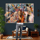 African American Jazz Art Music Abstract Wall Art Painting by MyGreatCanvas | Canvas Wall Art Prints | Photo Prints & Wall Decor