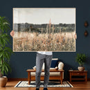 Rustic Field Landscape Wall Art Print, Giclee Canvas Wall