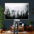 Foggy Forest Wall Art Canvas Print – Mountain Woodland by MyGreatCanvas | Canvas Wall Art Prints | Photo Prints & Wall Decor