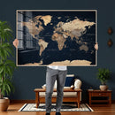 World Map Canvas Print – Detailed Map of the World Wall Art by MyGreatCanvas | Canvas Wall Art Prints | Photo Prints & Wall Decor