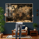 World Map Canvas Print, Modern Decorative Framed Map Artwork by MyGreatCanvas | Canvas Wall Art Prints | Photo Prints & Wall Decor
