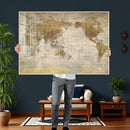 World Map Canvas Print – Detailed Map of the World Wall Art by MyGreatCanvas | Canvas Wall Art Prints | Photo Prints & Wall Decor
