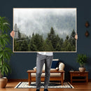 Misty Mountain Forest Wall Art Canvas Print by MyGreatCanvas | Canvas Wall Art Prints | Photo Prints & Wall Decor