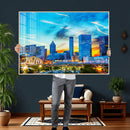 Atlanta Skyline Wall Art Canvas Print, Atlanta Downtown by MyGreatCanvas | Canvas Wall Art Prints | Photo Prints & Wall Decor