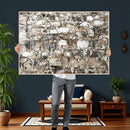 Texas Longhorn Cow Farmhouse Animals Wall Art Canvas Print - by MyGreatCanvas | Canvas Wall Art Prints | Photo Prints & Wall Decor