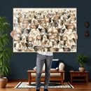 American Elk Wall Art Canvas Print - Abstract Deer Animal by MyGreatCanvas | Canvas Wall Art Prints | Photo Prints & Wall Decor