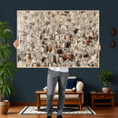 Abstract Longhorn Wall Art Canvas Print - Farm Animal by MyGreatCanvas | Canvas Wall Art Prints | Photo Prints & Wall Decor
