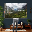 Yosemite Valley Wall Art Canvas Print – Misty Mountain by MyGreatCanvas | Canvas Wall Art Prints | Photo Prints & Wall Decor