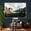 Yosemite Valley Mountain Wall Art Canvas Print, Granite by MyGreatCanvas | Canvas Wall Art Prints | Photo Prints & Wall Decor
