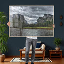 Yosemite Valley River Wall Art Canvas Print, Granite Cliffs by MyGreatCanvas | Canvas Wall Art Prints | Photo Prints & Wall Decor