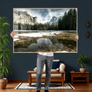 Yosemite Valley Mountain Wall Art Canvas Print, Granite by MyGreatCanvas | Canvas Wall Art Prints | Photo Prints & Wall Decor