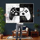 Abstract Gaming Controller Wall Art Canvas Print by MyGreatCanvas | Canvas Wall Art Prints | Photo Prints & Wall Decor