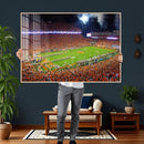 Clemson Football Stadium Wall Art Canvas Print, College by MyGreatCanvas | Canvas Wall Art Prints | Photo Prints & Wall Decor