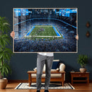 Detroit Lions Stadium Wall Art Canvas Print, Football Field by MyGreatCanvas | Canvas Wall Art Prints | Photo Prints & Wall Decor