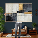 Gold Abstract Wall Art Canvas Print, Modern Luxury Geometric by MyGreatCanvas | Canvas Wall Art Prints | Photo Prints & Wall Decor