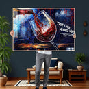 Red Wine Splash Abstract Wall Art Canvas Print, Modern Wine by MyGreatCanvas | Canvas Wall Art Prints | Photo Prints & Wall Decor