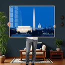 Washington DC Skyline Wall Art Canvas Print – Lincoln by MyGreatCanvas | Canvas Wall Art Prints | Photo Prints & Wall Decor