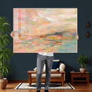 Abstract Pastel Landscape Wall Art Canvas Print – Soft Pink by MyGreatCanvas | Canvas Wall Art Prints | Photo Prints & Wall Decor