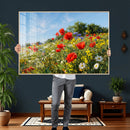 Wildflower Meadow Wall Art Canvas Print – Colorful Poppy and by MyGreatCanvas | Canvas Wall Art Prints | Photo Prints & Wall Decor