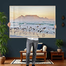 Seagulls Over Ocean Wall Art Canvas Print – Coastal Beach by MyGreatCanvas | Canvas Wall Art Prints | Photo Prints & Wall Decor