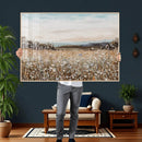 Neutral Wildflower Field Canvas Wall Art — Beige Earth Tone by MyGreatCanvas | Canvas Wall Art Prints | Photo Prints & Wall Decor
