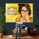 Pop Art Print Bathroom Sign Wall Art Canvas Print — Funny by MyGreatCanvas | Canvas Wall Art Prints | Photo Prints & Wall Decor