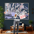 Playing Cards Canvas Wall Art | Casino Game Room Decor, by MyGreatCanvas | Canvas Wall Art Prints | Photo Prints & Wall Decor