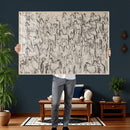 Abstract Horse Sketch Wall Art | Ready to Hang and Framed |