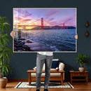 Golden Gate Bridge Wall Art Canvas Print – Framed San by MyGreatCanvas | Canvas Wall Art Prints | Photo Prints & Wall Decor