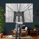Large Brooklyn Bridge Wall Art Canvas Print