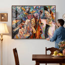 African American Jazz Art Music Abstract Wall Art Painting by MyGreatCanvas | Canvas Wall Art Prints | Photo Prints & Wall Decor