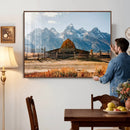 Vintage Old Barn Field Wall Art Canvas Print for Farmhouse by MyGreatCanvas | Canvas Wall Art Prints | Photo Prints & Wall Decor