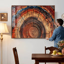 Abstract Tree Ring Art, Colorful Tree Ring Wall Decor, by MyGreatCanvas | Canvas Wall Art Prints | Photo Prints & Wall Decor