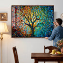 Yggdrasil Tree of Life Wall Art Print | Mosaic Style 3-Panel