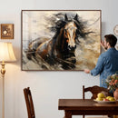 Abstract Horse Wall Art Canvas Print – Large Western