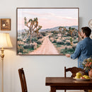 Joshua Tree Park Wall Art Canvas Print – Framed Desert Road by MyGreatCanvas | Canvas Wall Art Prints | Photo Prints & Wall Decor