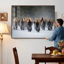 Bison Herd Wall Art Canvas Print, Framed Rustic Wildlife by MyGreatCanvas | Canvas Wall Art Prints | Photo Prints & Wall Decor