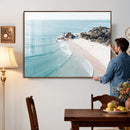Aerial Beach Wall Art Canvas Print, Coastal Ocean Waves and by MyGreatCanvas | Canvas Wall Art Prints | Photo Prints & Wall Decor