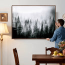 Foggy Forest Wall Art Canvas Print – Mountain Woodland by MyGreatCanvas | Canvas Wall Art Prints | Photo Prints & Wall Decor