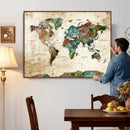 World Map Canvas Print – Framed Detailed Map of the World by MyGreatCanvas | Canvas Wall Art Prints | Photo Prints & Wall Decor