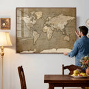 World Map Wall Art Canvas Print, Framed Map Art Picture by MyGreatCanvas | Canvas Wall Art Prints | Photo Prints & Wall Decor