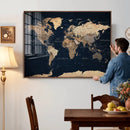 World Map Canvas Print – Detailed Map of the World Wall Art by MyGreatCanvas | Canvas Wall Art Prints | Photo Prints & Wall Decor