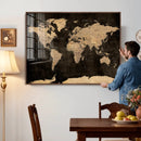 World Map Canvas Print – Detailed Map of the World Wall Art